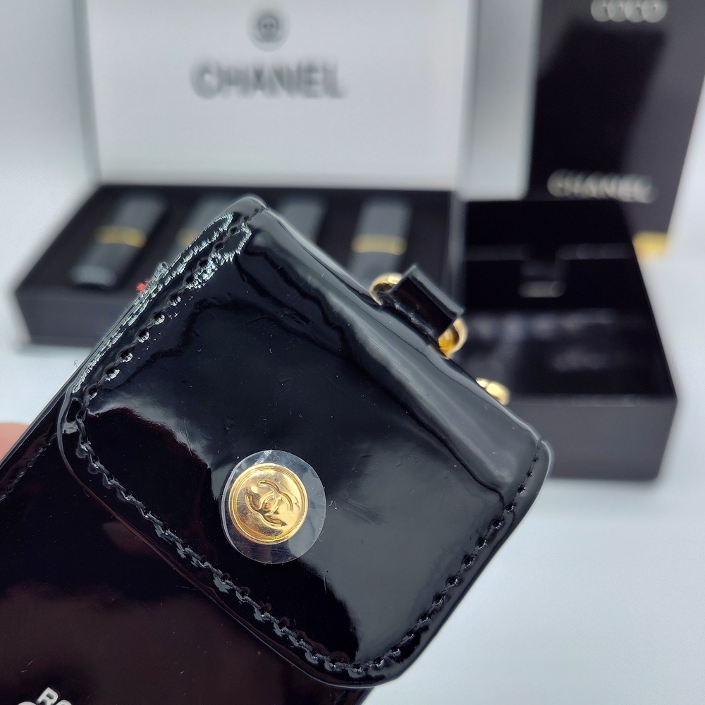 CHANEL Rouge Coco Lipstick Set Patent Holder Charm VIP GWP Limited Edition NIB - Picture 6 of 9